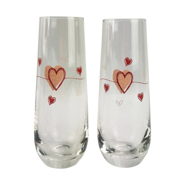 Love Champagne Glasses - Gift Box
