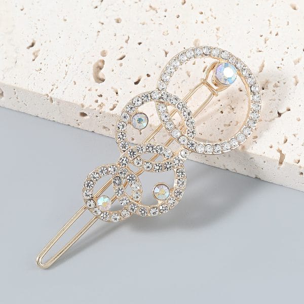 Diamond Encrusted Rhinestone Hair Pin