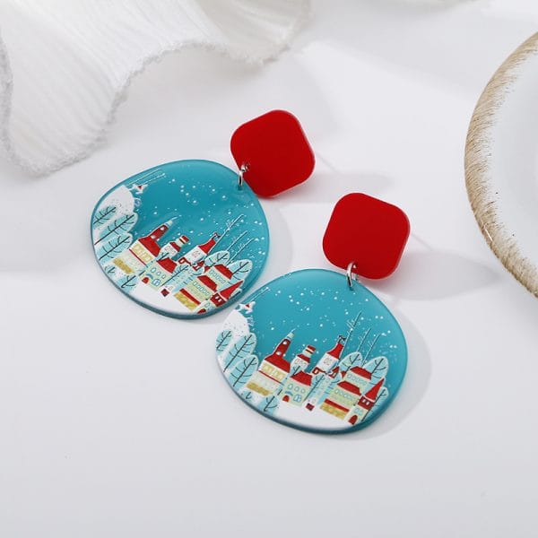 Christmas Earrings - Acrylic