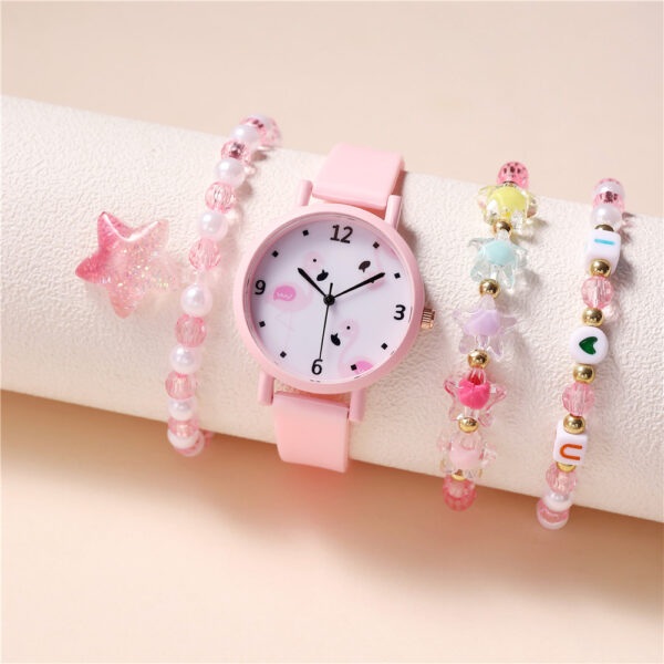 Kidz Quartz Watch & Bracelet Set