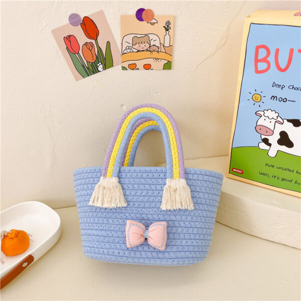 Kids Woven Handbag